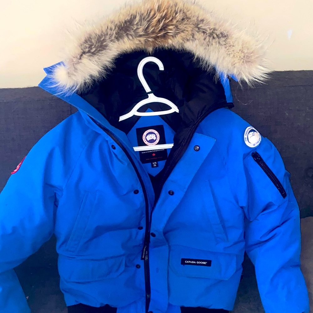 Canada goose boys jacket blue